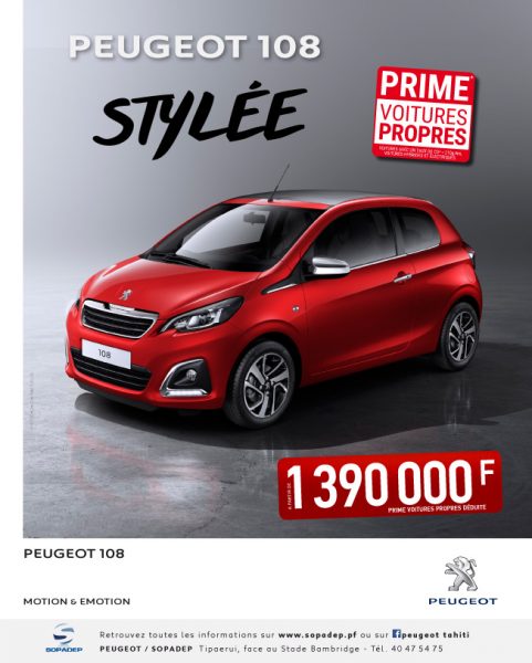 Peugeot 108 Tahiti