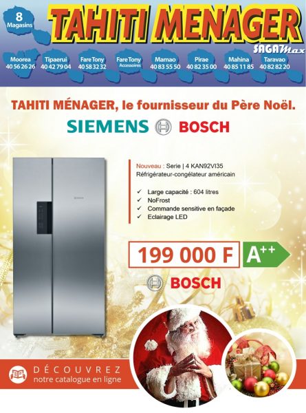Tahiti Ménager, le fournisseur du Père Noël