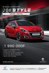 nouvelle peugeot 208 style tahiti