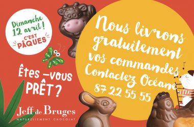 Chocolats paques jeff de bruges tahiti