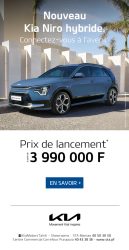 Lancement Kia Niro 2023 Tahiti
